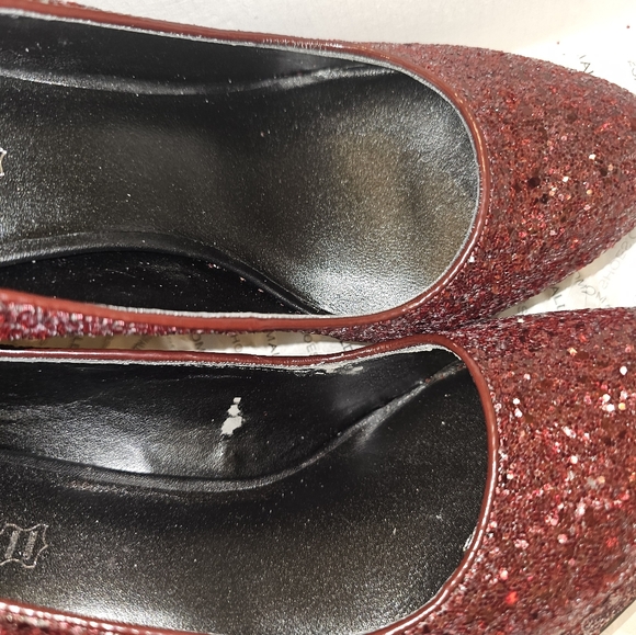Passarello Red sparkling glitter pumps - Picture 4 of 5